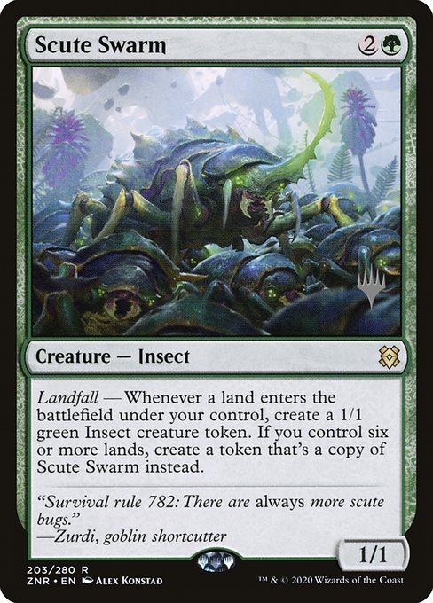 Scute Swarm (203p) (Foil) - Zendikar Rising Promos - Game On