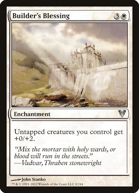 Builder's Blessing (8) (Foil) - Avacyn Restored - Game On