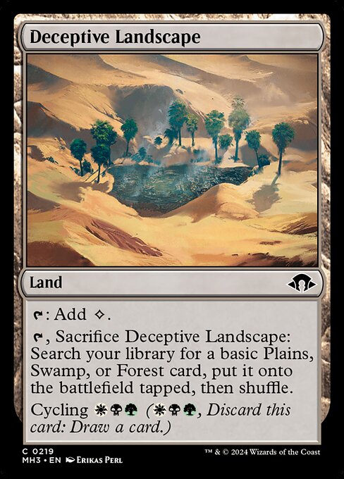 Deceptive Landscape (219) - Modern Horizons 3 - Game On
