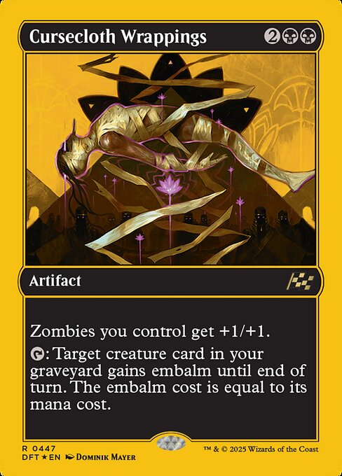 Cursecloth Wrappings (447) (Foil) - Aetherdrift - Game On
