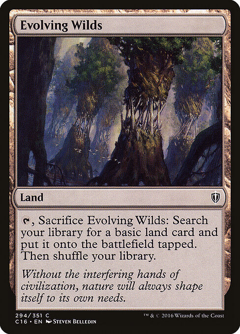 Evolving Wilds (294) - Commander 2016 - Game On