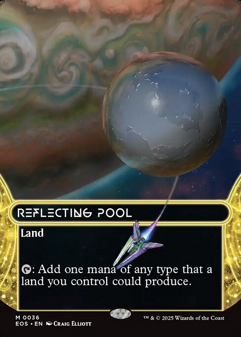 Reflecting Pool (36) - BORDERLESS - FULL ART (Foil) - Edge of Eternities: Stellar Sights - Game On