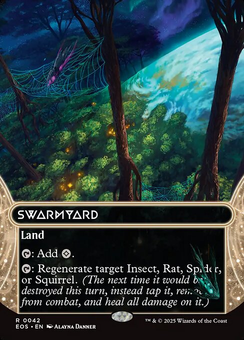 Swarmyard (42) - BORDERLESS - FULL ART - Edge of Eternities: Stellar Sights - Game On