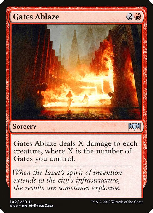 Gates Ablaze (102) - Ravnica Allegiance - Game On