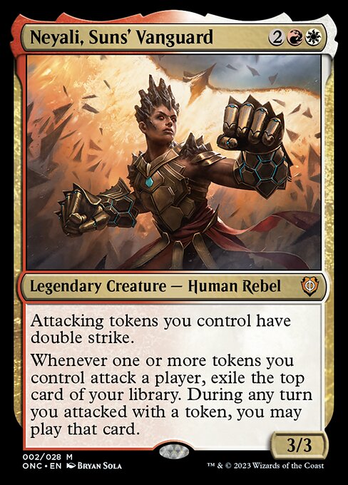 Neyali, Suns' Vanguard (2) - Phyrexia: All Will Be One Commander - Game On