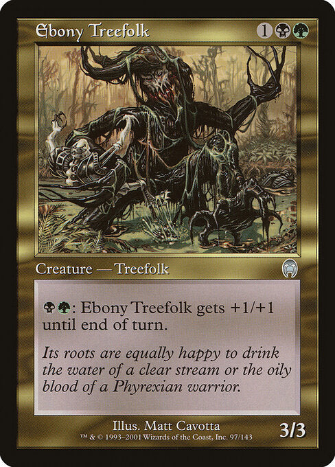 Ebony Treefolk (97) (Foil) - Apocalypse - Game On