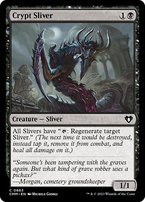 Crypt Sliver (863) - Commander Masters - Game On