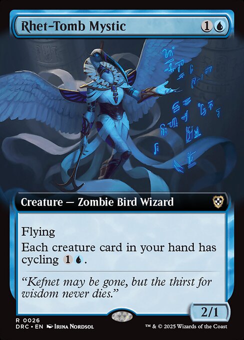 Rhet-Tomb Mystic (26) - EXTENDED ART - Aetherdrift Commander - Game On