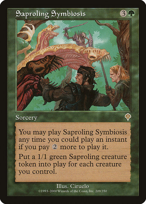 Saproling Symbiosis (209) - Invasion - Game On