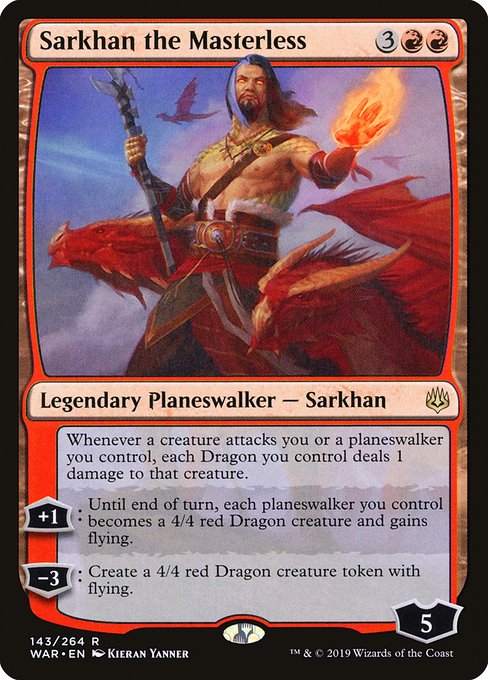 Sarkhan the Masterless (143) - War of the Spark - Game On