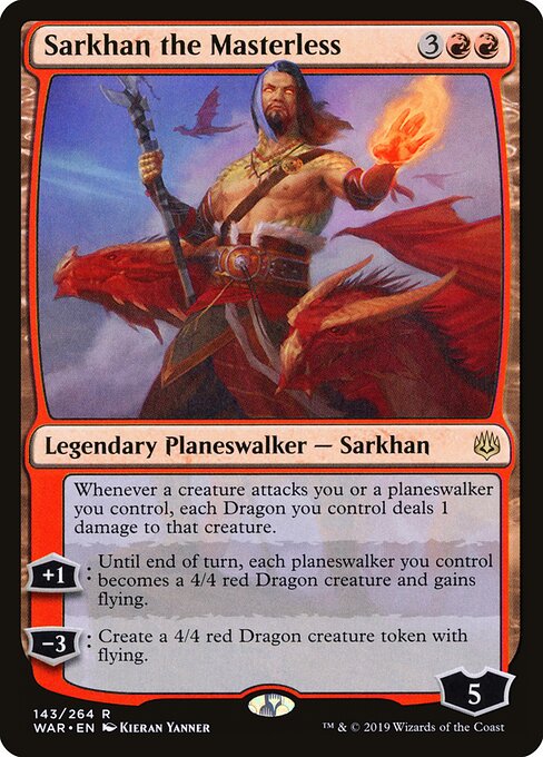 Sarkhan the Masterless (143) (Foil) - War of the Spark - Game On