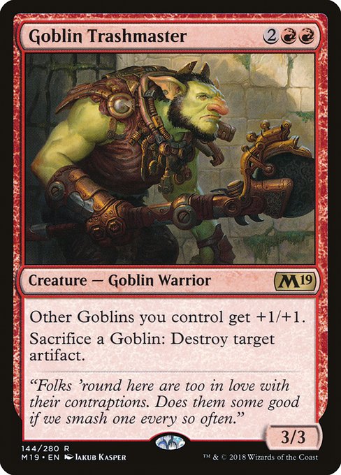 Goblin Trashmaster (144) - Core Set 2019 - Game On