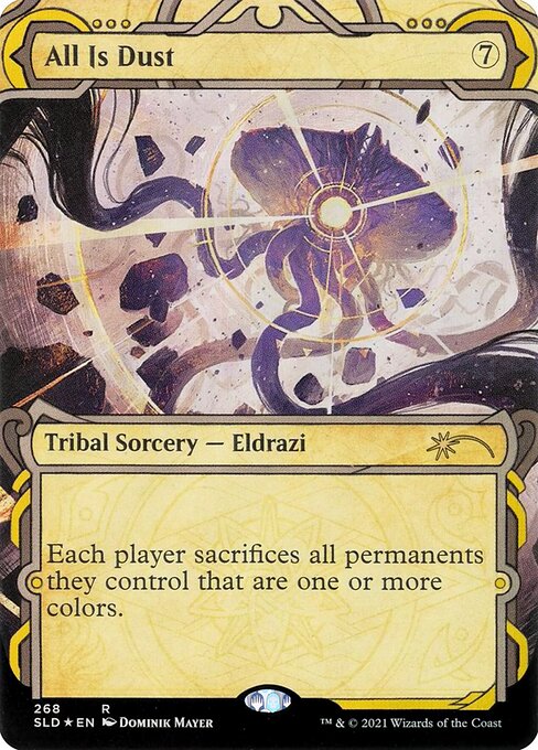 All Is Dust (268) - SHOWCASE - FULL ART (Foil) - Secret Lair Drop - Game On
