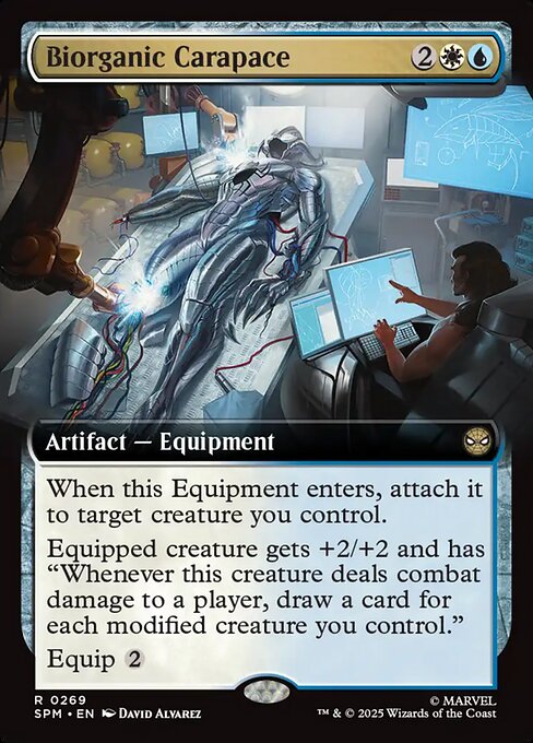 Biorganic Carapace (269) - EXTENDED ART (Foil) - Marvel's Spider-Man - Game On