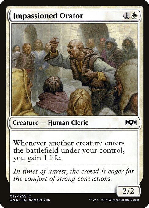 Impassioned Orator (12) - Ravnica Allegiance - Game On