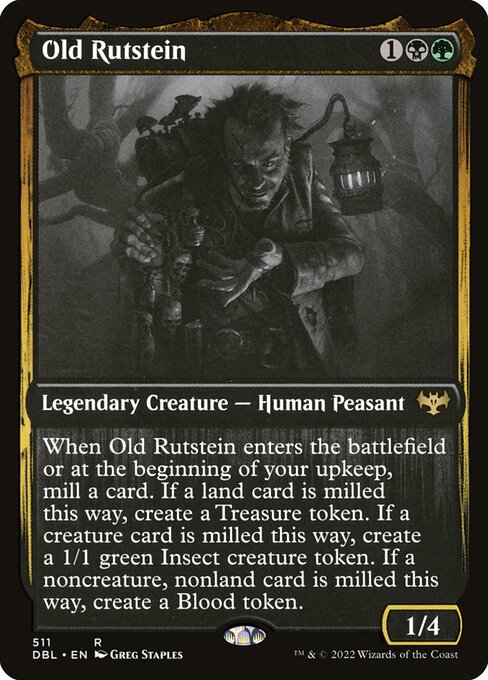 Old Rutstein (511) (Foil) - Innistrad: Double Feature - Game On