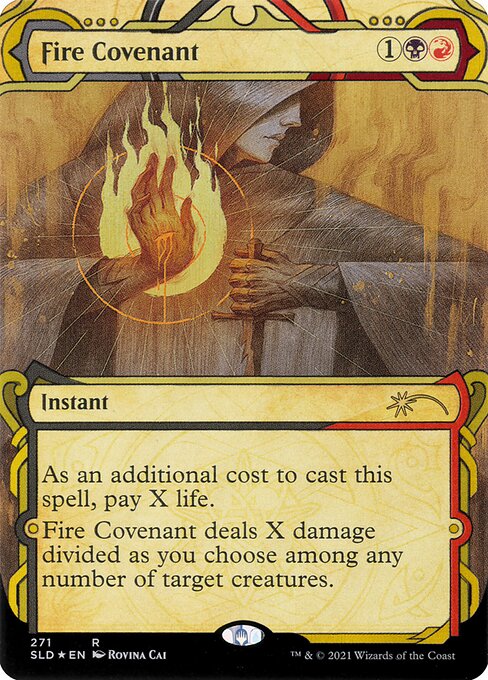 Fire Covenant (271) - SHOWCASE - FULL ART (Foil) - Secret Lair Drop - Game On