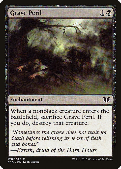 Grave Peril (128) - Commander 2015 - Game On