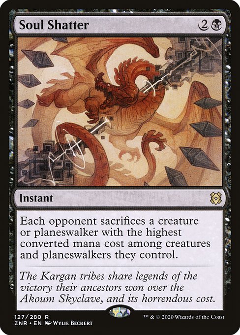 Soul Shatter (127) (Foil) - Zendikar Rising - Game On