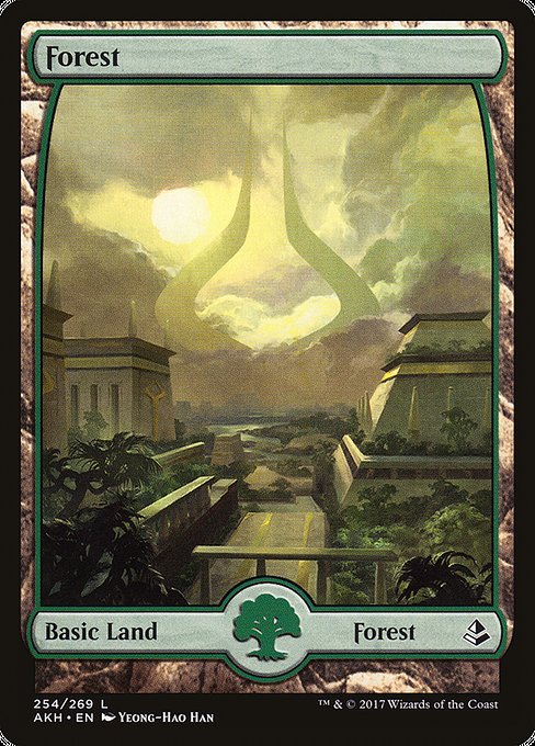 Forest (254) - FULL ART - Amonkhet - Game On