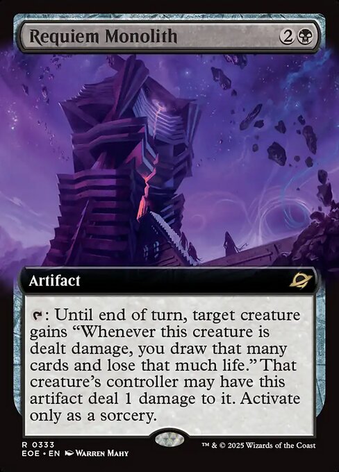 Requiem Monolith (333) - EXTENDED ART (Foil) - Edge of Eternities - Game On