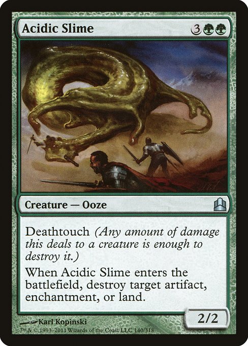 Acidic Slime (140) - Commander 2011 - Game On