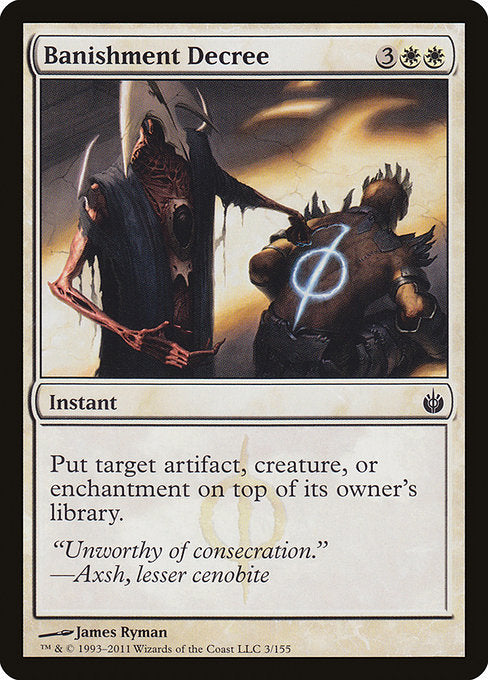 Banishment Decree (3) (Foil) - Mirrodin Besieged - Game On