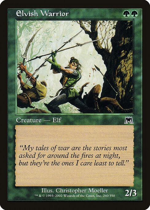 Elvish Warrior (260) - Onslaught - Game On