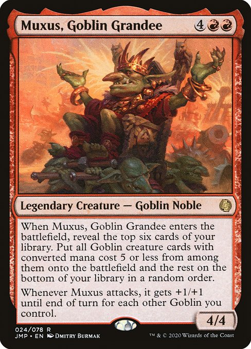 Muxus, Goblin Grandee (24) - Jumpstart - Game On