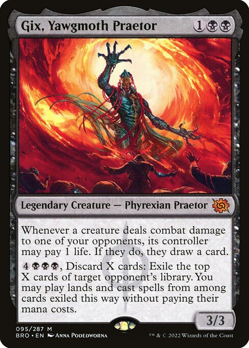 Gix, Yawgmoth Praetor (95) - The Brothers' War - Game On