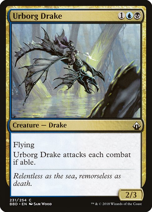 Urborg Drake (231) (Foil) - Battlebond - Game On