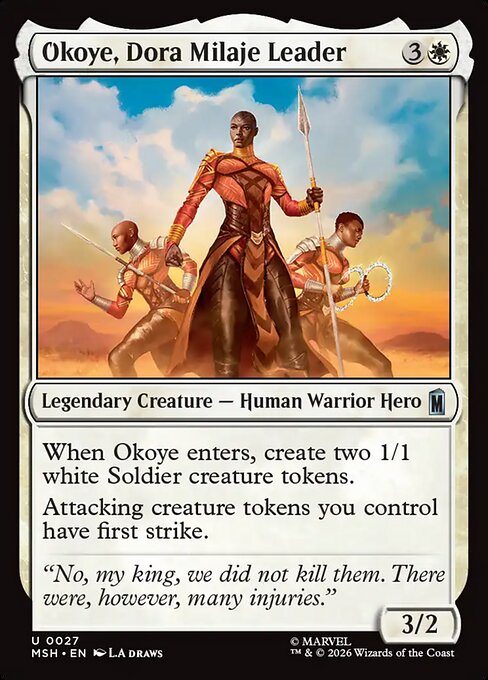 Okoye, Dora Milaje Leader (27) (Foil) - Marvel Super Heroes - Game On