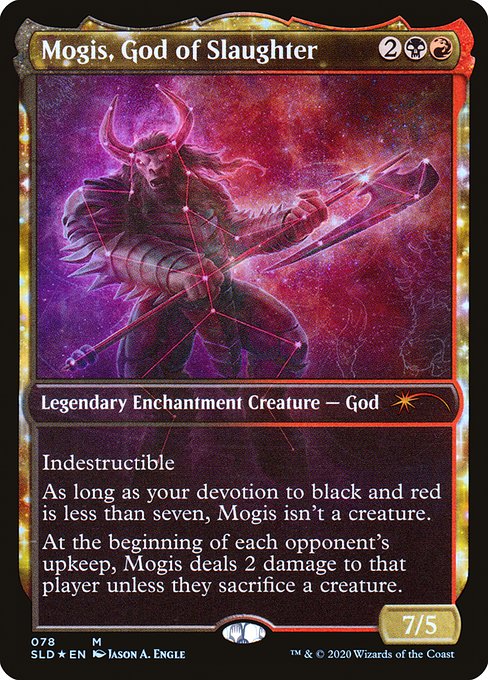 Mogis, God of Slaughter (78) - SHOWCASE - FULL ART (Foil) - Secret Lair Drop - Game On