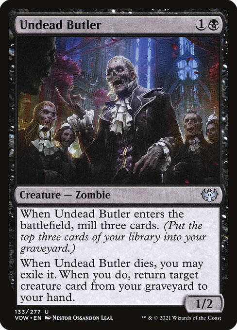 Undead Butler (133) (Foil) - Innistrad: Crimson Vow - Game On