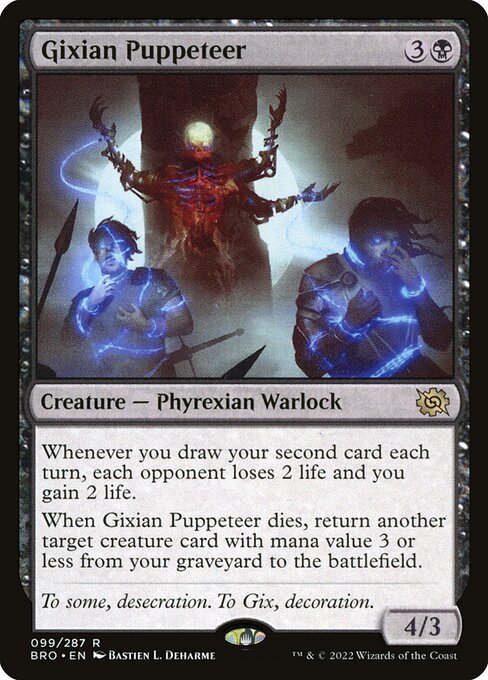 Gixian Puppeteer (99) (Foil) - The Brothers' War - Game On