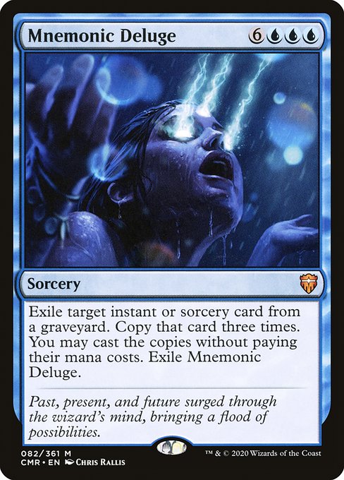 Mnemonic Deluge (82) (Foil) - Commander Legends - Game On