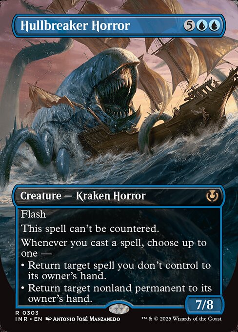 Hullbreaker Horror (303) - BORDERLESS - FULL ART - Innistrad Remastered - Game On