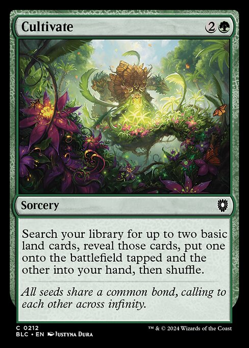 Cultivate (212) - Bloomburrow Commander - Game On