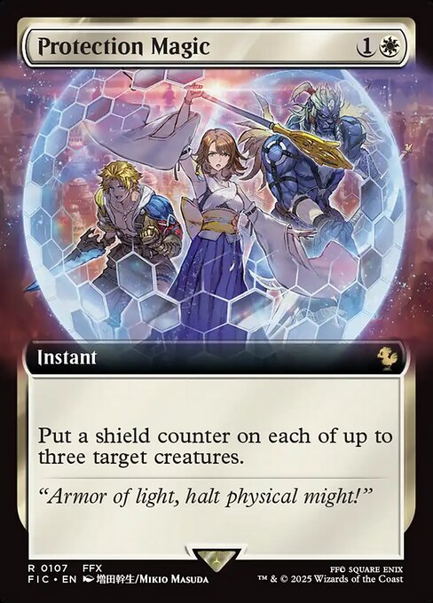 Protection Magic (107) - EXTENDED ART - Final Fantasy Commander - Game On