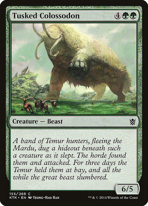 Tusked Colossodon (155) (Foil) - Khans of Tarkir - Game On