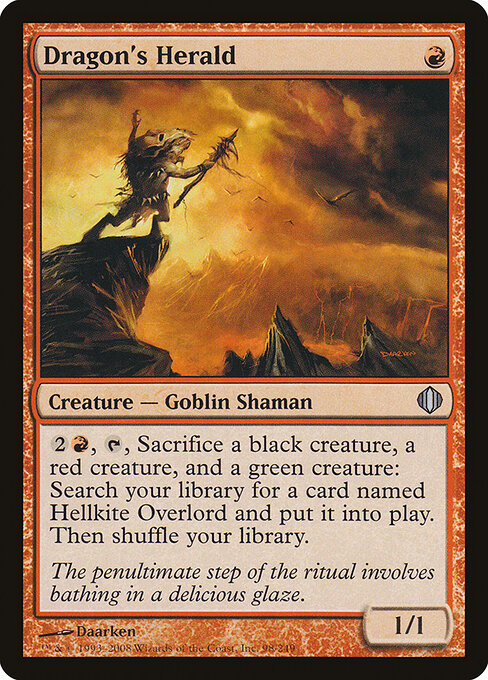 Dragon's Herald (98) (Foil) - Shards of Alara - Game On