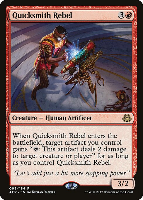 Quicksmith Rebel (93) (Foil) - Aether Revolt - Game On