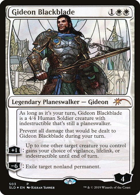 Gideon Blackblade (503) (Foil) - Secret Lair Drop - Game On