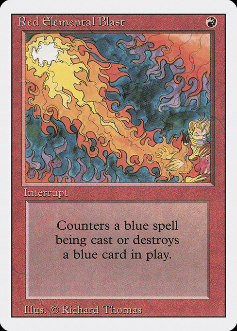 Red Elemental Blast (171) - Revised Edition - Game On