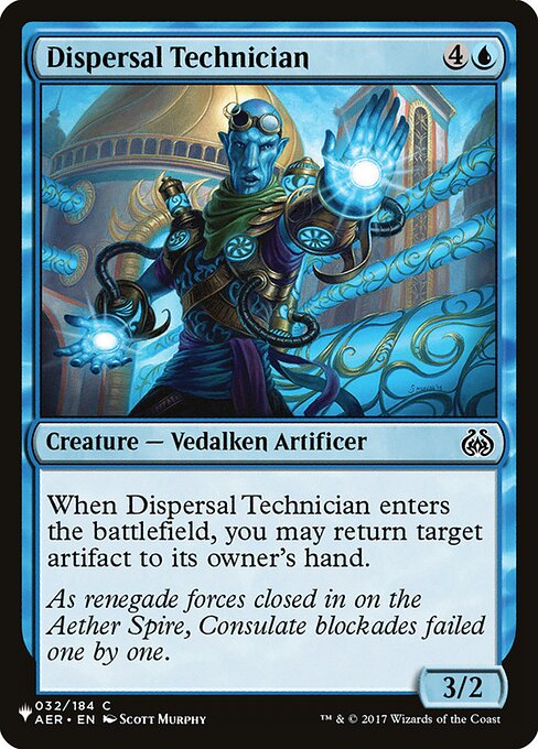 Dispersal Technician (AER-32) - The List - Game On