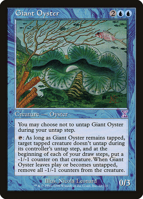 Giant Oyster (22) (Foil) - Time Spiral Timeshifted - Game On