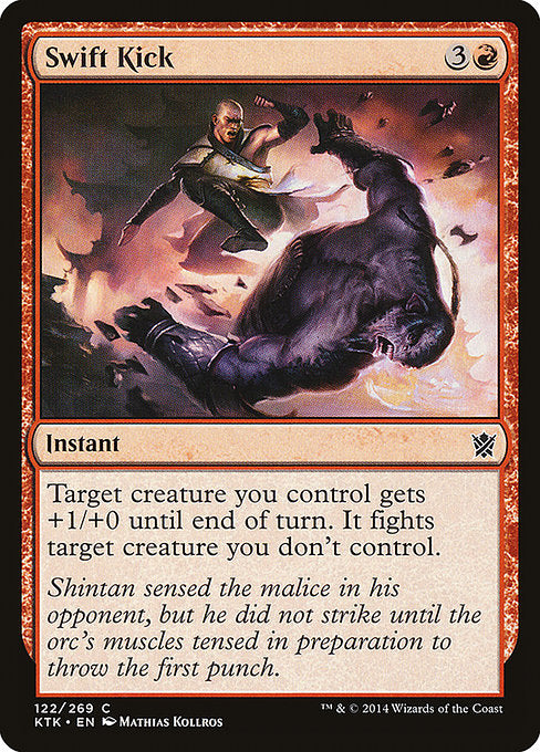 Swift Kick (122) (Foil) - Khans of Tarkir - Game On
