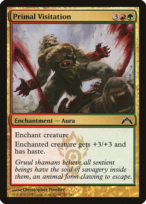 Primal Visitation (187) (Foil) - Gatecrash - Game On