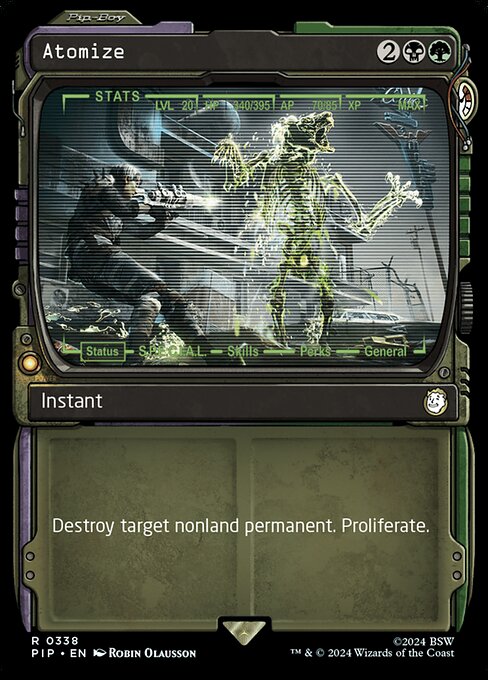 Atomize (338) - SHOWCASE (Foil) - Fallout - Game On