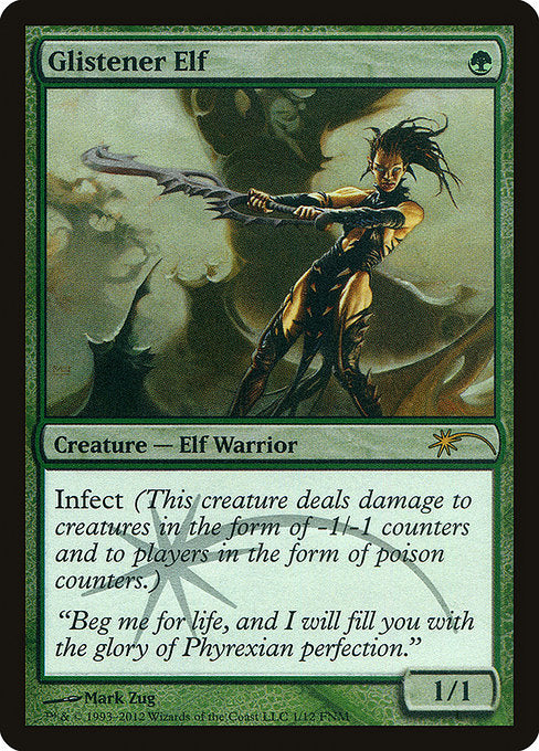Glistener Elf (1) (Foil) - Friday Night Magic 2012 - Game On